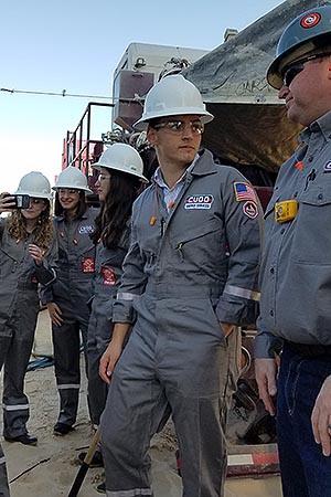 crew wearing hardhats